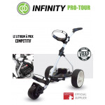 Chariot de golf électrique Pro tour P6 lithium - Powerbug
