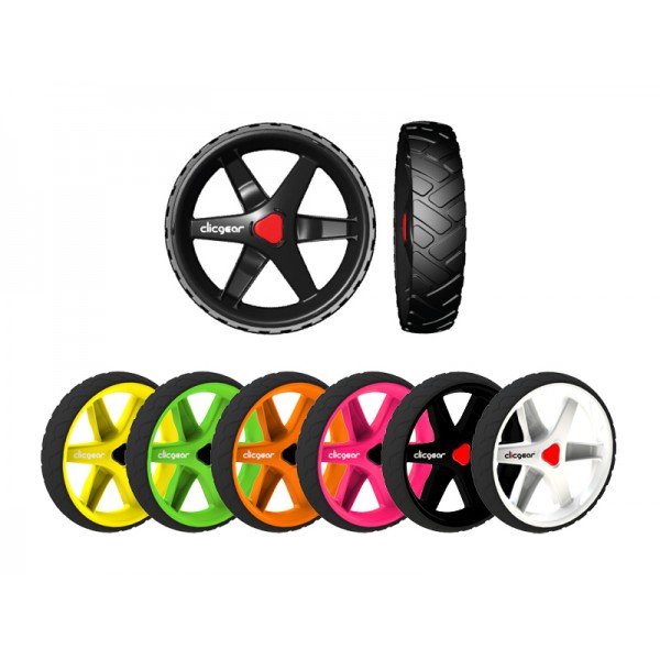 Lot De 3 Revêtements De Roues Clicgear Hedgehog Pour Chariot De Golf - Compatible Clicgear 3.5/4.0, 30 Cm, Réduit L'usure Par Temps Humide