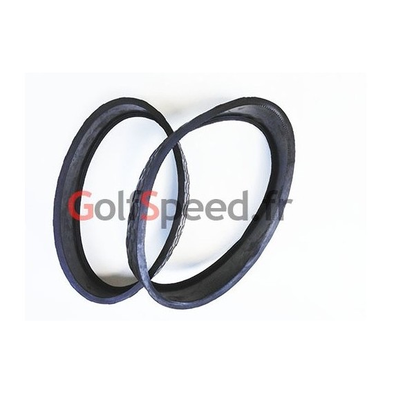 Bandes de roulement X2 (sans jante) en caoutchouc (paire) - GolfSpeed