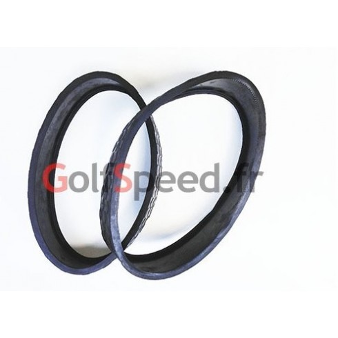 Bandes de roulement X2 (sans jante) en caoutchouc (paire) - GolfSpeed
