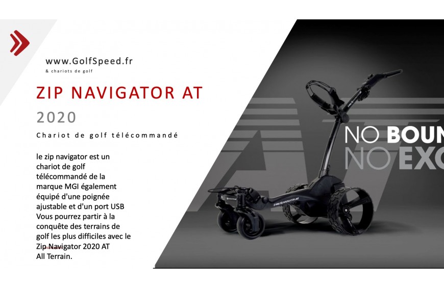 MGI chariot de golf télécommandé zip navigator AT - all terrain 2020