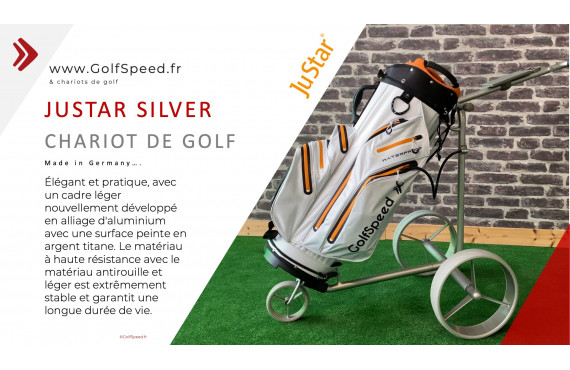 Le chariot de golf Justar Silver en vidéo