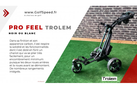Chariot de golf PRO FEEL télécommandé Trolem